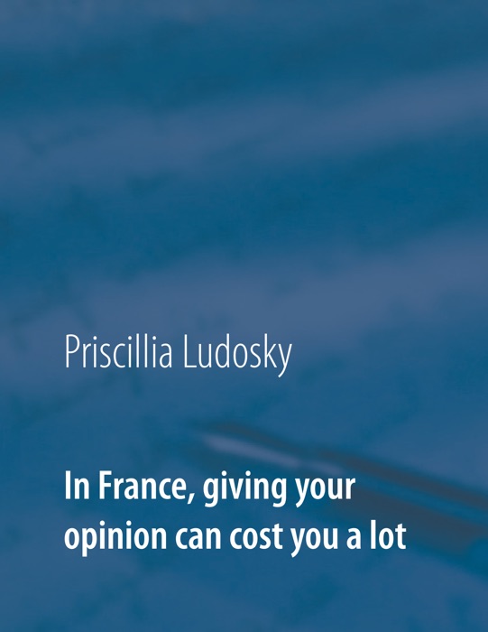In France, giving your opinion can cost you a lot
