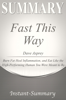 Instant-Summary - Fast This Way artwork