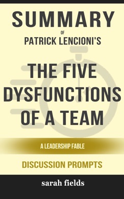 Capa do livro The Five Dysfunctions of a Team: A Leadership Fable de Patrick Lencioni