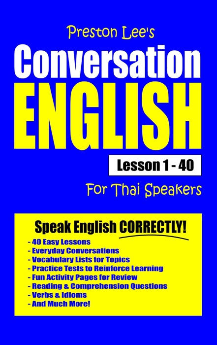 Preston Lee's Conversation English For Thai Speakers Lesson 1: 40