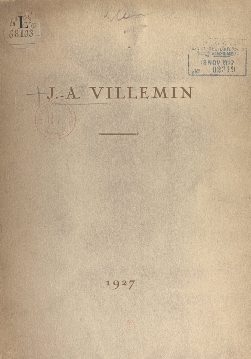 J.-A. Villemin, 1827-1892