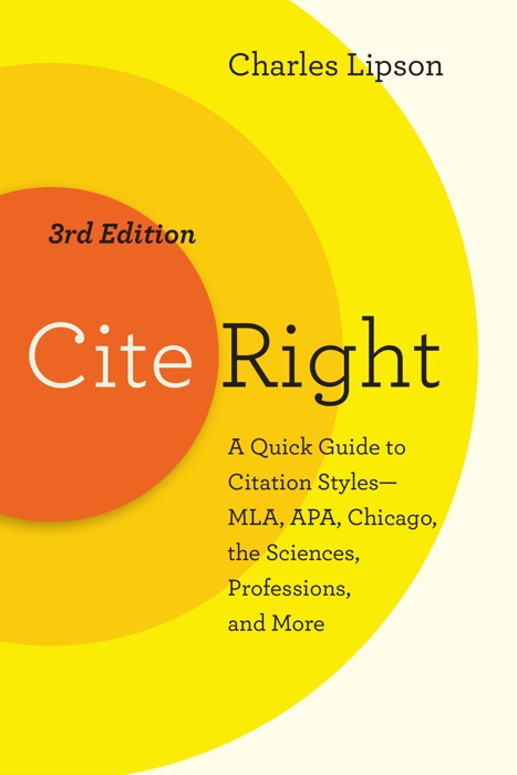 Cite Right, Third Edition