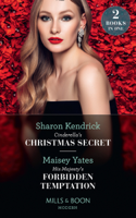 Sharon Kendrick & Maisey Yates - Cinderella's Christmas Secret / His Majesty's Forbidden Temptation artwork