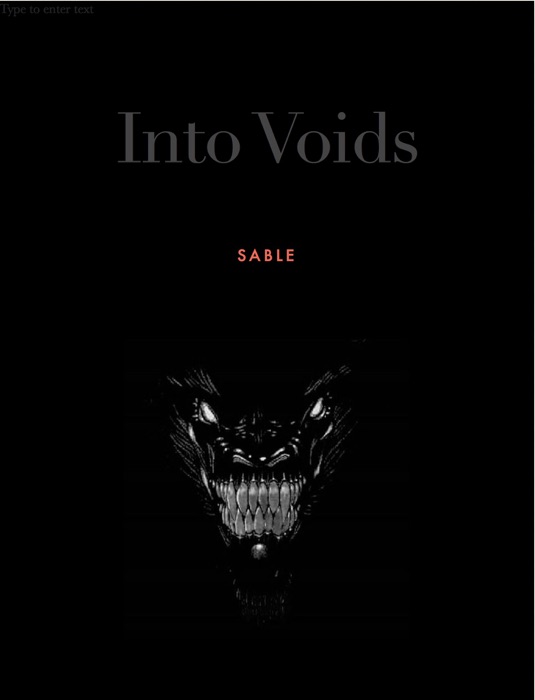 Into Voids