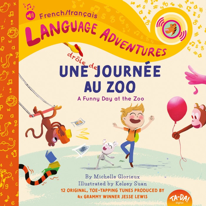 Une drôle de journée au zoo (A Funny Day at the Zoo, French / français language edition) (Enhanced Edition)