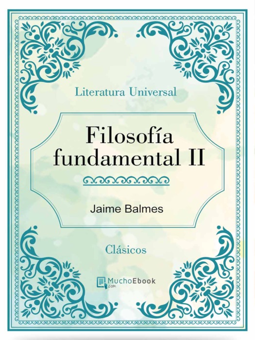 Filosofía fundamental II