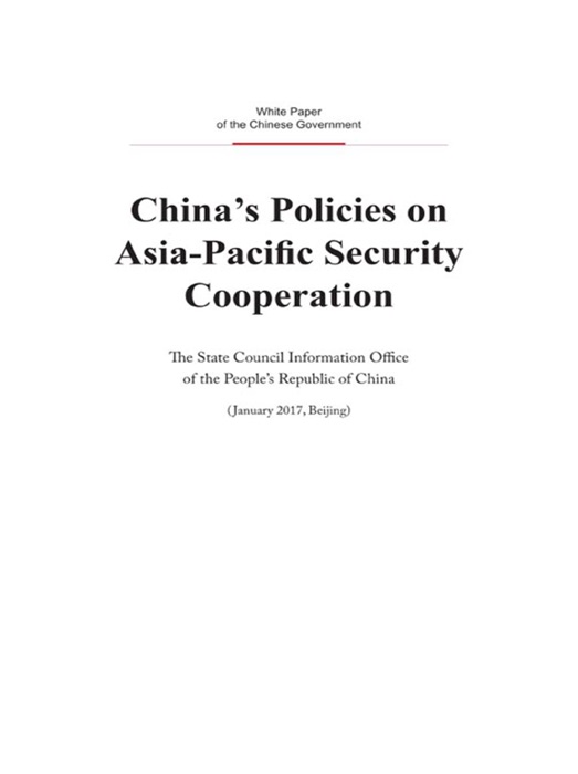 China's Policies on Asia-Pacific Security Cooperation(English Version)