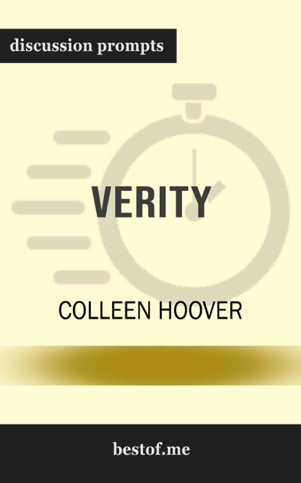 Verity by Colleen Hoover (Discussion Prompts)