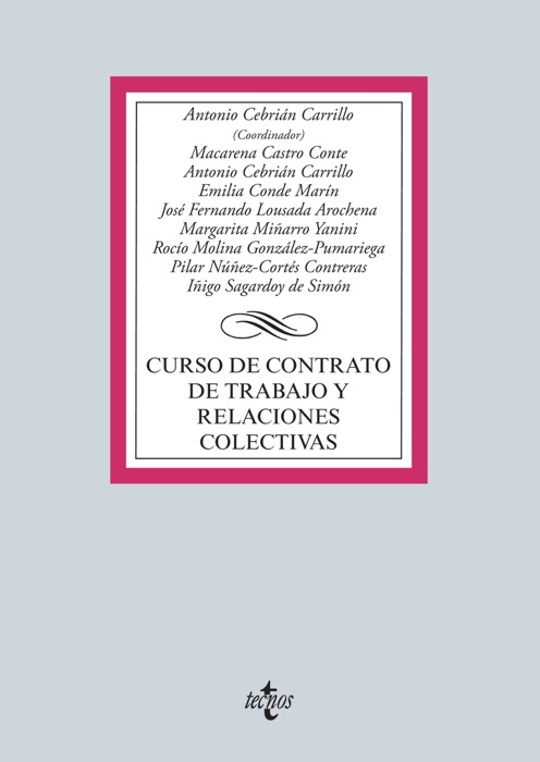 Curso de contrato de trabajo y relaciones colectivas