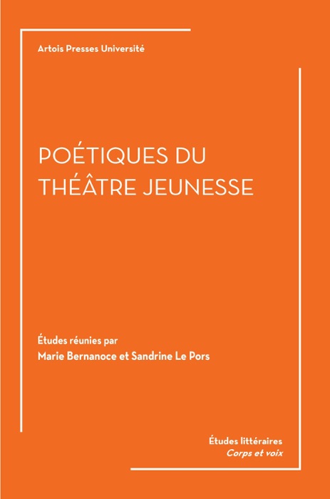 Poétiques du théâtre jeunesse