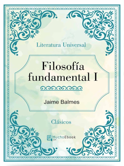 Filosofía fundamental I