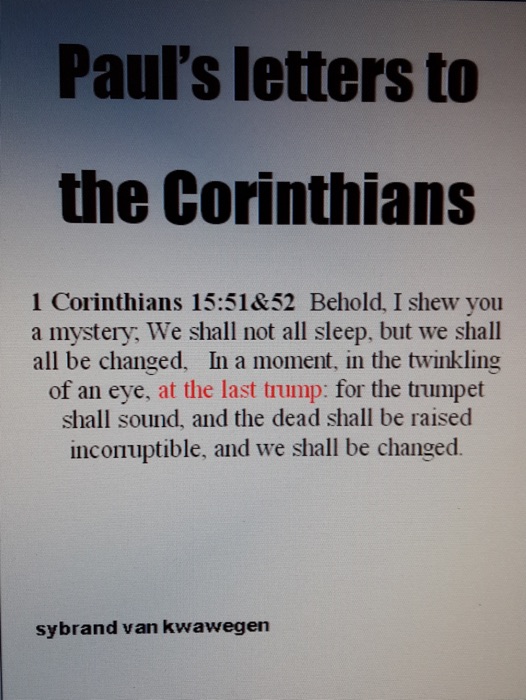 Paul's Letters to the Corinthians