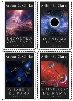 Capa do livro Encontro com Rama de Arthur C. Clarke