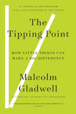 Capa do livro The Tipping Point: How Little Things Can Make a Big Difference de Malcolm Gladwell