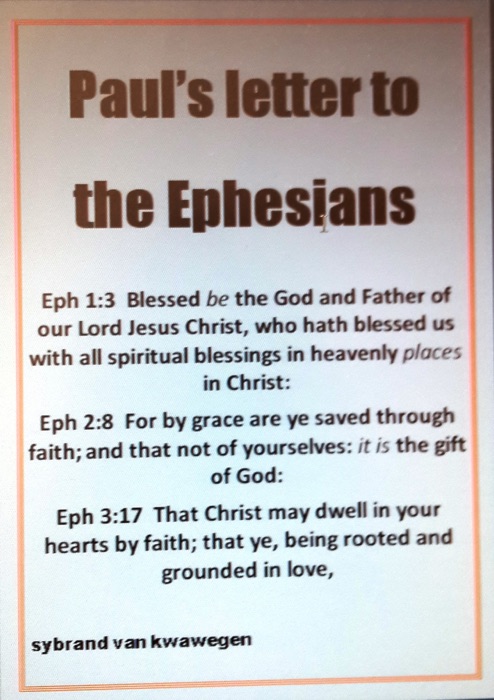 Paul's Letter to the Ephesians