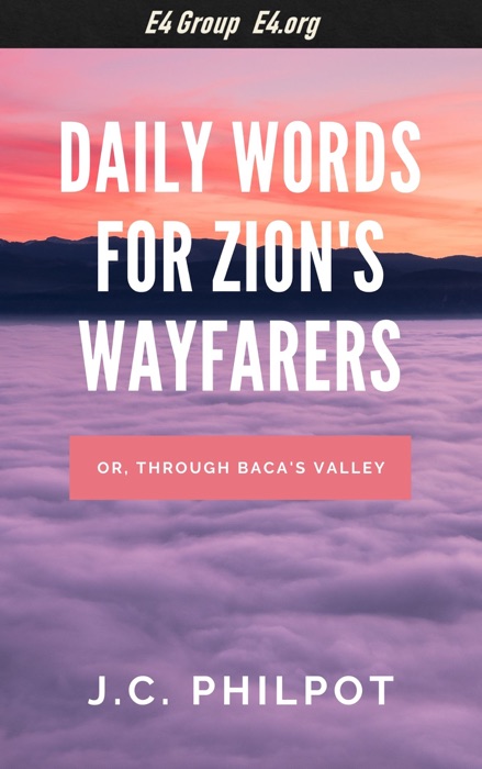 Daily Words For Zion’s Wayfarers