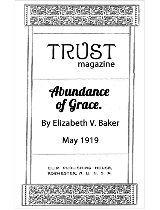 Abundance of Grace