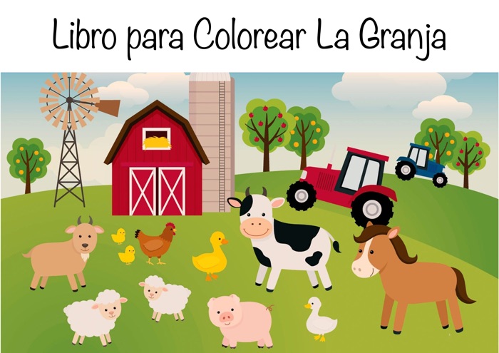 Libro para Colorear La Granja