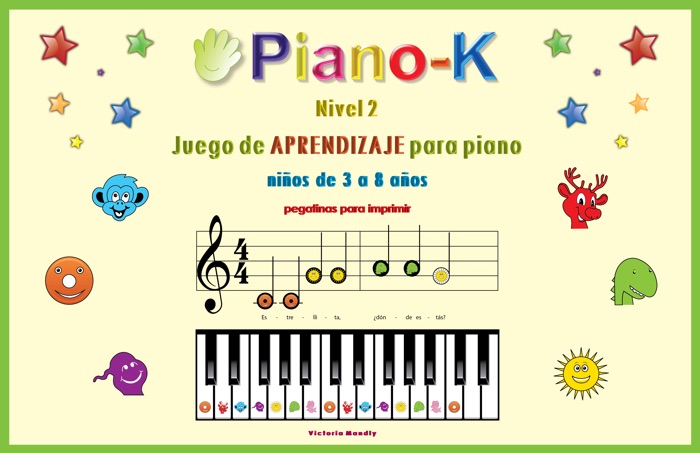 Piano-K Juego de Aprendizaje. Nivel 2