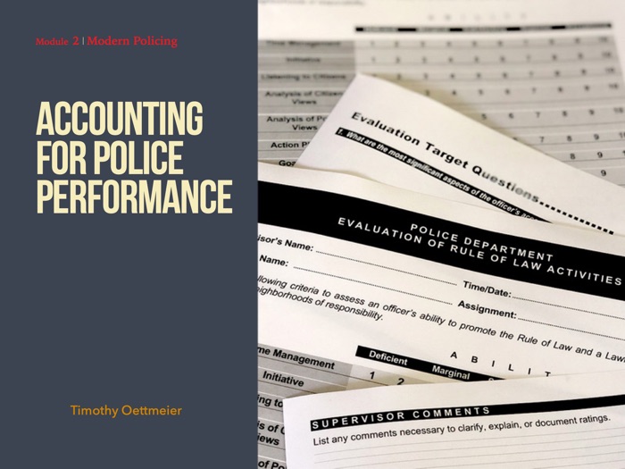 Accounting for Police Performance