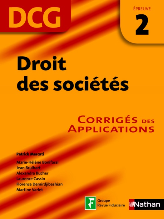 Droit des sociétés - épreuve 2 - DCG corrigés