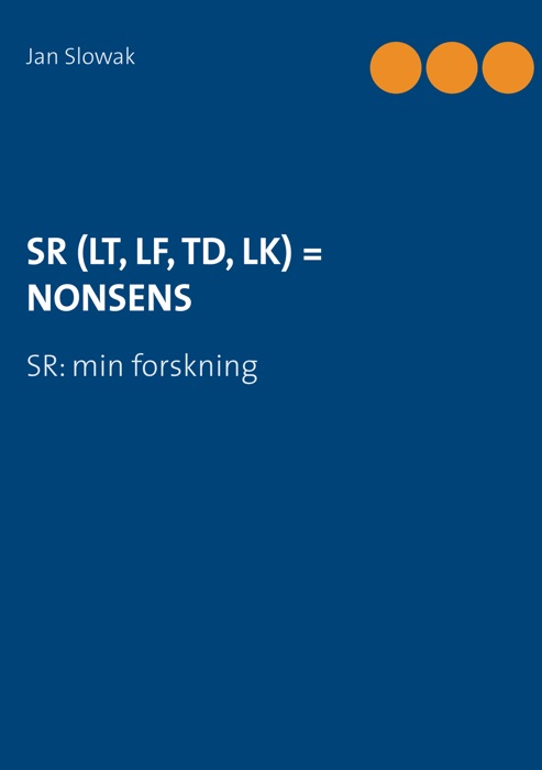 SR (LT, LF, TD, LK) = NONSENS