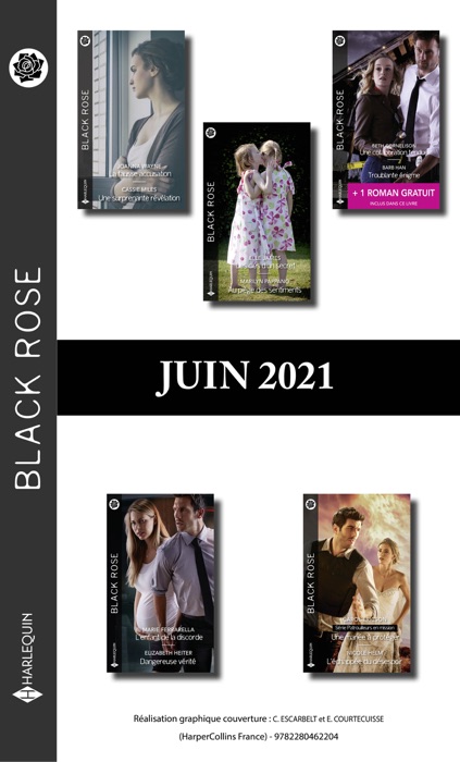 Pack mensuel Black Rose : 10 romans + 1 gratuit (Juin 2021)