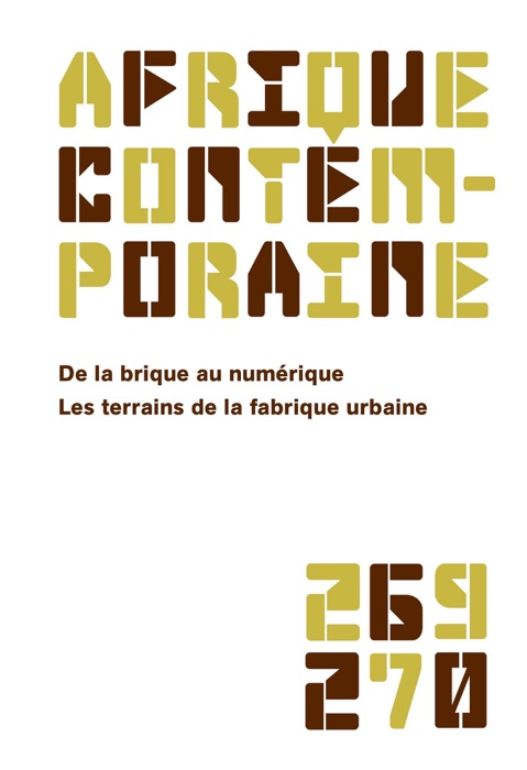 Afrique contemporaine n° 269-270