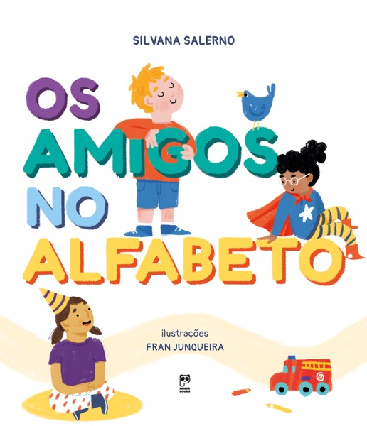Os amigos no alfabeto