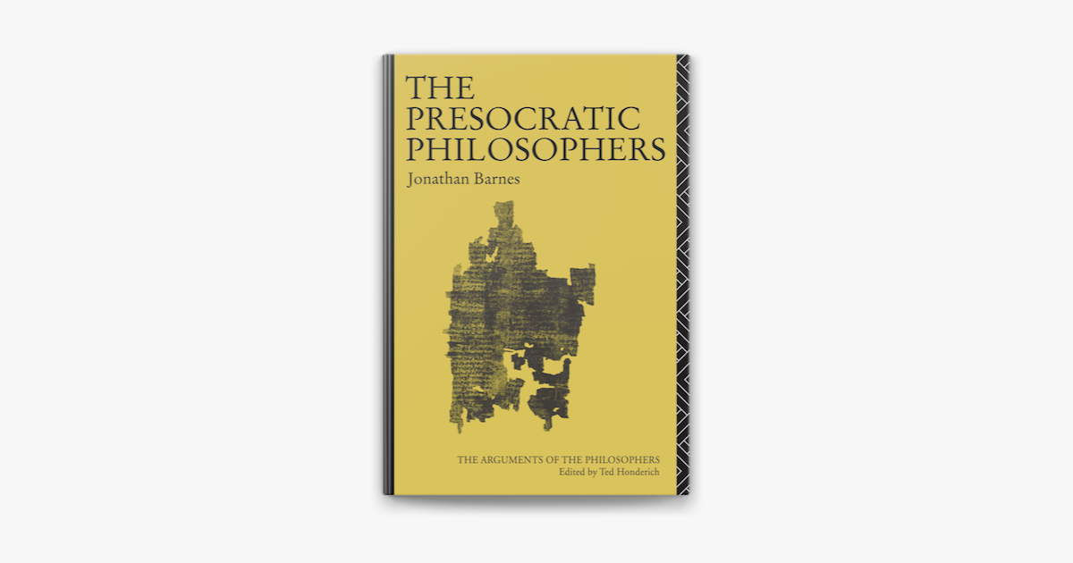 ‎The Presocratic Philosophers en Apple Books