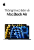 Thông tin cơ bản về MacBook Air - Apple Inc.