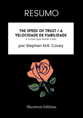 Capa do livro A Velocidade da Confiança de Stephen M.R. Covey