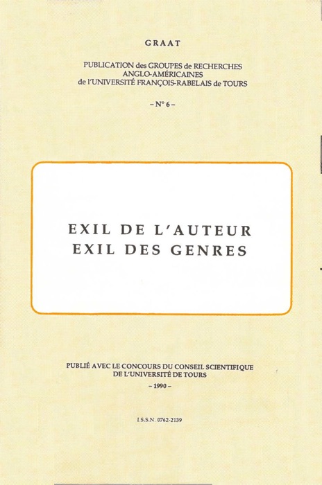Exil de l'auteur, exil des genres