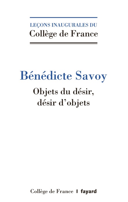 Objets du désir. Désirs d'objets.