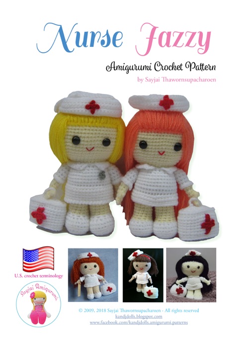 Nurse Jazzy Amigurumi Crochet Pattern