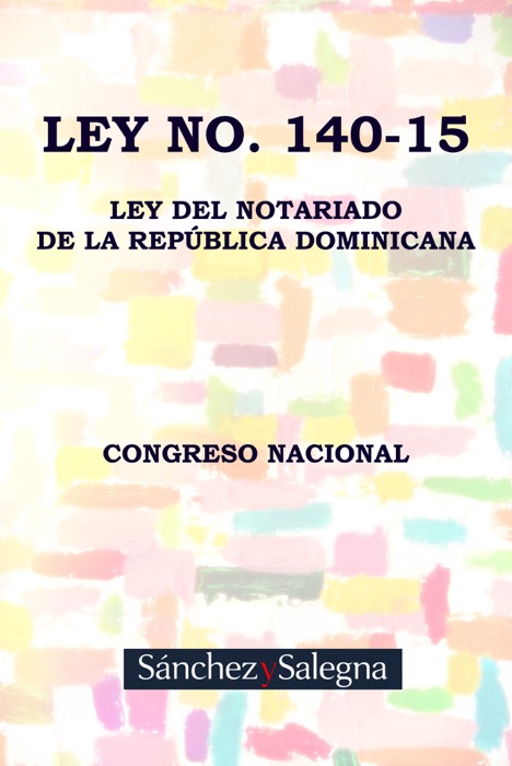 Ley Dominicana No. 140-2015