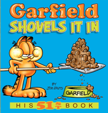 Garfield Shovels It In - Jim Davis Cover Art