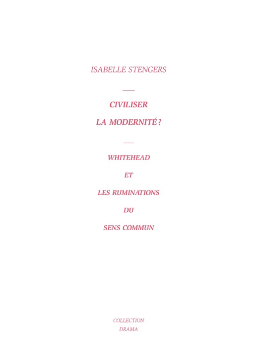 Civiliser la modernité ?