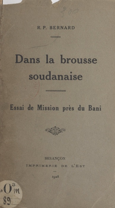 Dans la brousse soudanaise