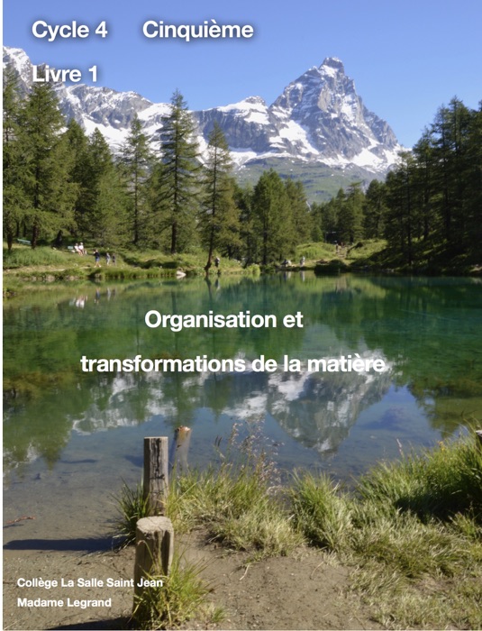 Organisation et transformations  de la matière