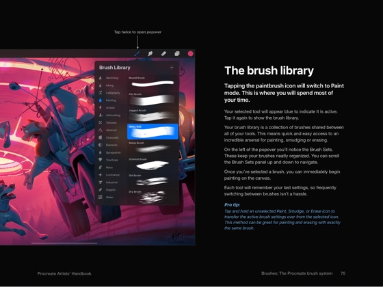 procreate free artist handbook