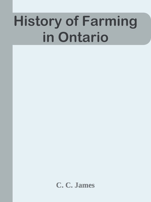 History of Farming in Ontario