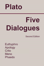 Five Dialogues: Euthyphro, Apology, Crito, Meno, Phaedo - Plato Cover Art