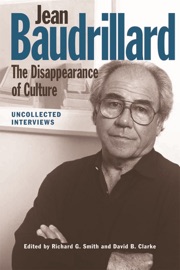 Couverture du livre de Jean Baudrillard: The Disappearance of Culture