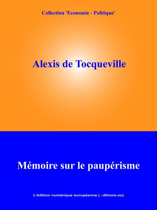 Mémoire sur le paupérisme