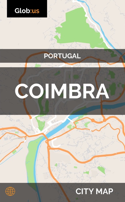 Coimbra, Portugal - City Map