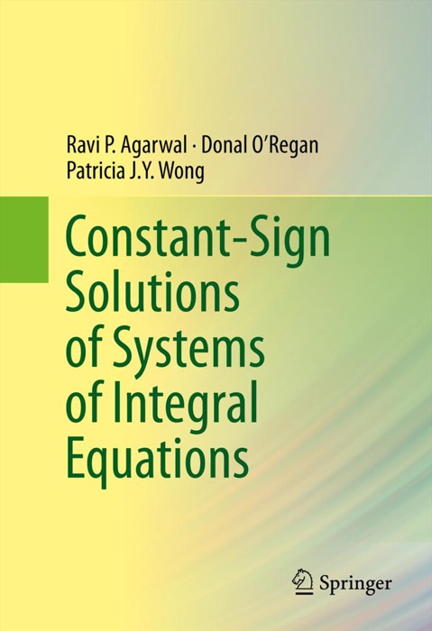 Constant-Sign Solutions of Systems of Integral Equations