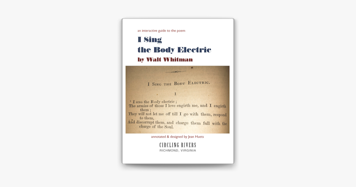 walt whitman i sing the body electric