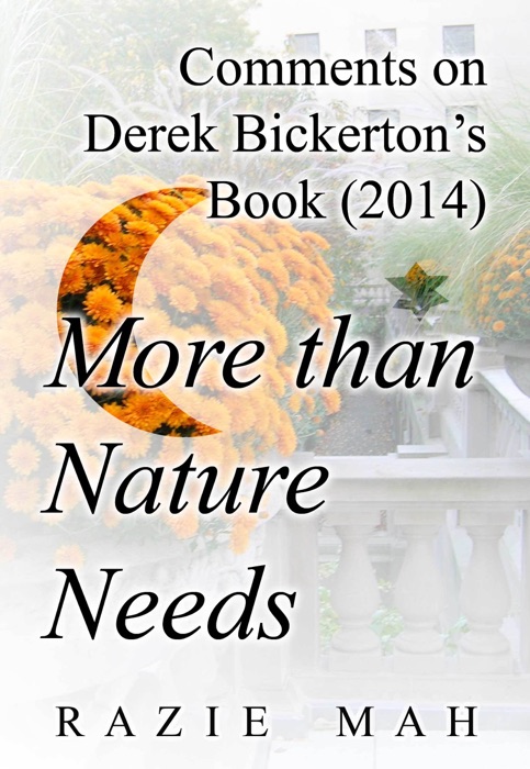 Comments on Derek Bickerton's Book (2014) More than Nature Needs