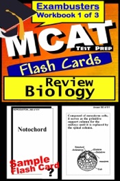 MCAT Test Prep Biology Review--Exambusters Flash Cards--Workbook 1 of 3
